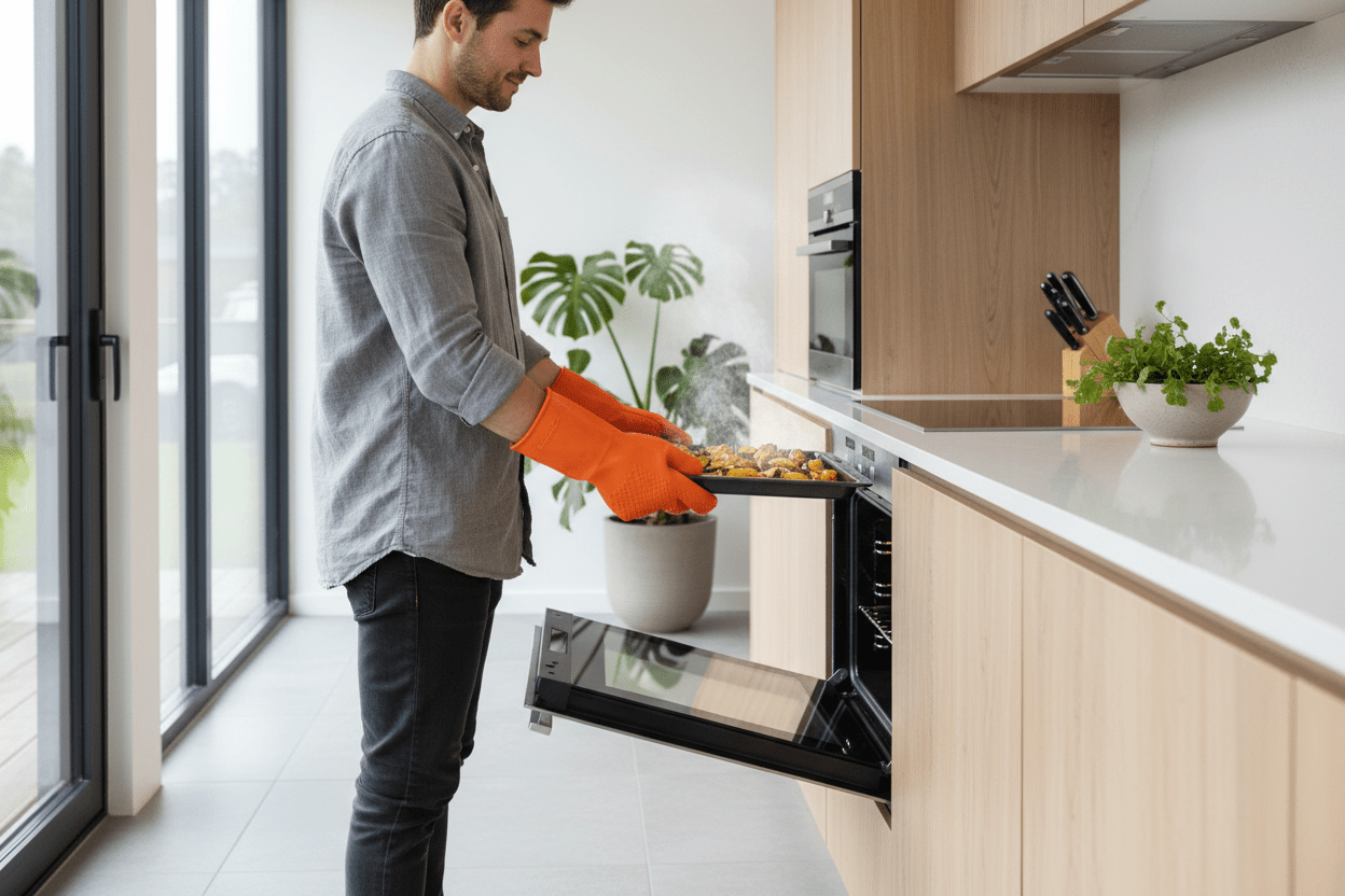 Luvas Térmicas de Silicone para Forno e Churrasco - Sommar Com Você