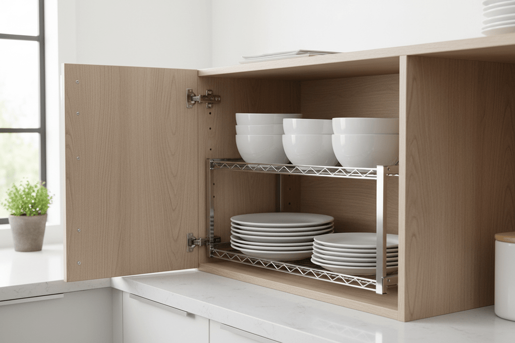 Prateleiras Expansíveis para Armários de Cozinha - Sommar Com Você